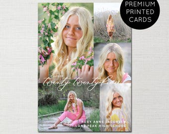 Graduation Announcement Cards: Senior Photo Collage - Printed or Digital