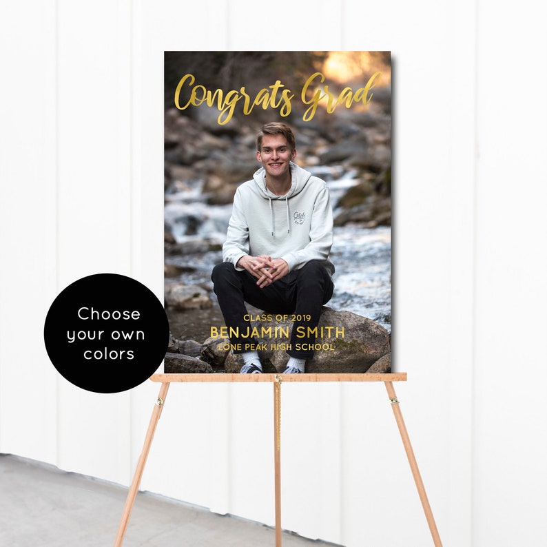 Graduation Poster Board Graduation Party Sign Class of 2023 - Etsy