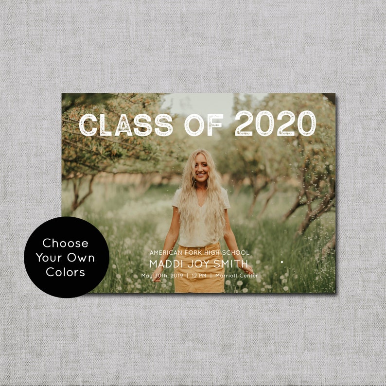 Class of 2021 Graduation Invitations Photo Graduation | Etsy