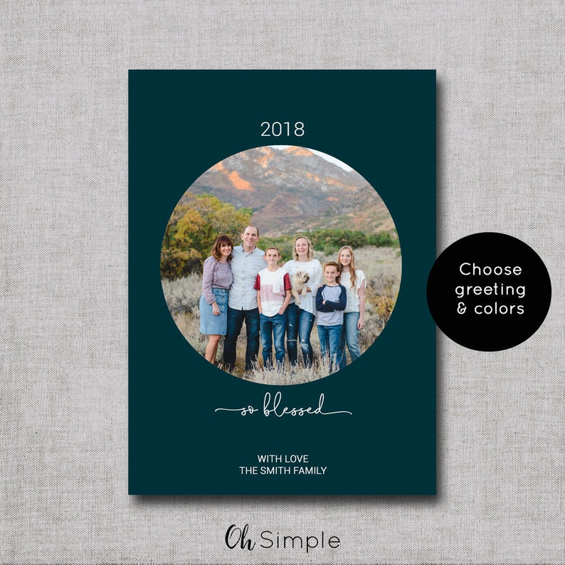 Custom Holiday Greeting cards Photo Christmas Cards Etsy