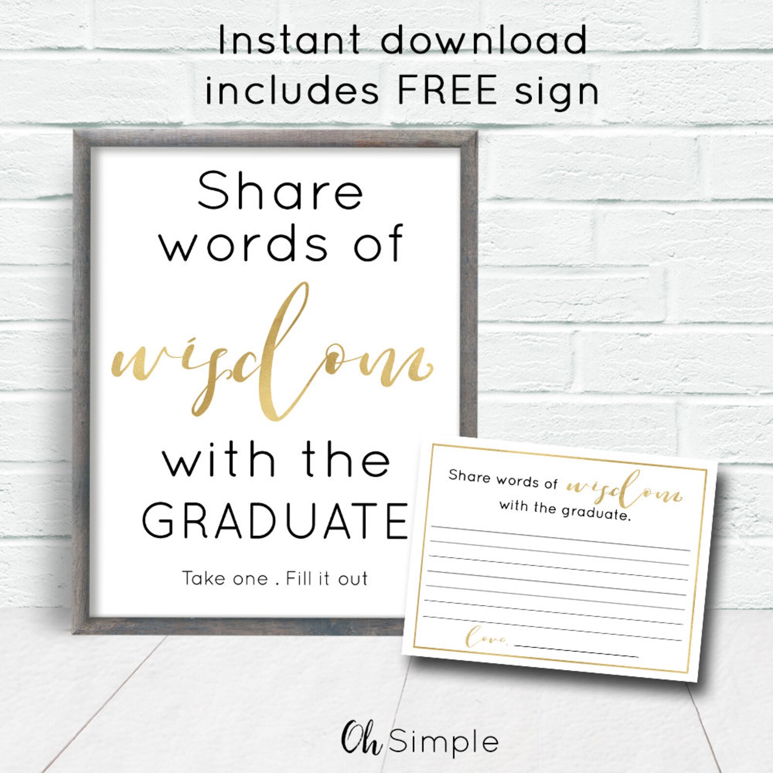 Graduation Party Decorations Printable Bundle Graduation - Etsy