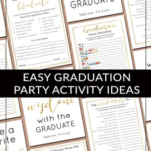 Graduation Invitations Canva Template, Modern Grad Party Invite, Senior Photo Announcements image 7