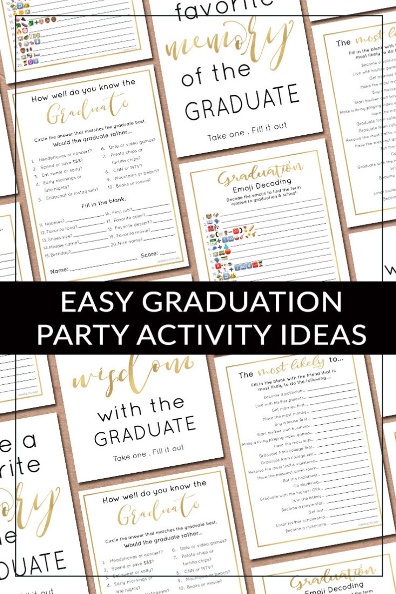 Graduation Invitations Canva Template, Modern Grad Party Invite, Senior Photo Announcements image 7