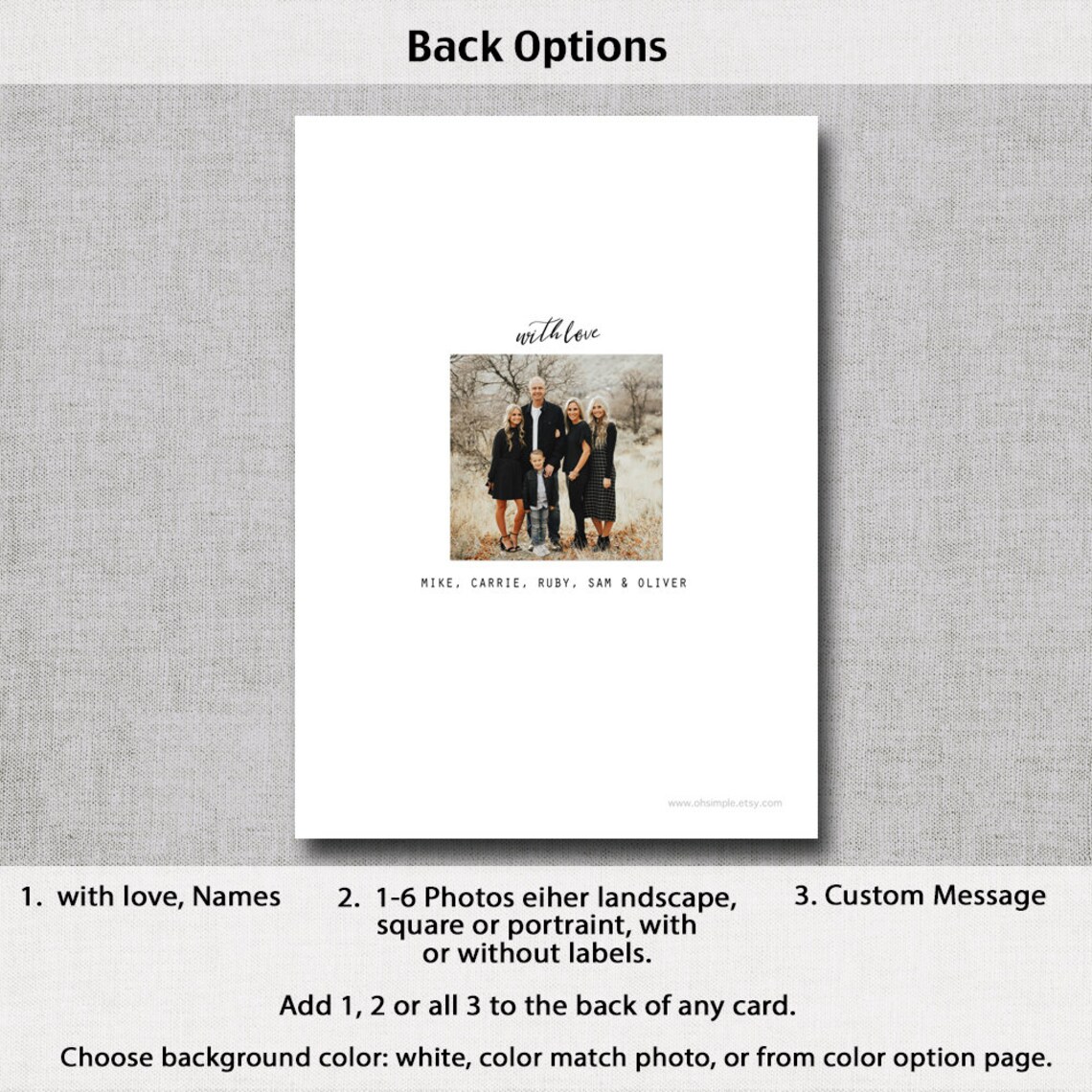Photo Collage Holiday Cards Printable Photo Christmas Cards - Etsy