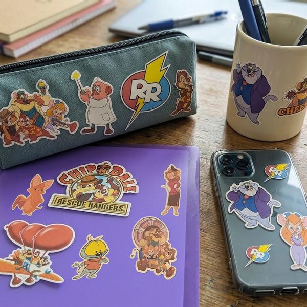 Chip und Dale Rettung Waldläufer Sticker Pack