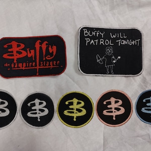 Parches termoadhesivos de Buffy la cazavampiros