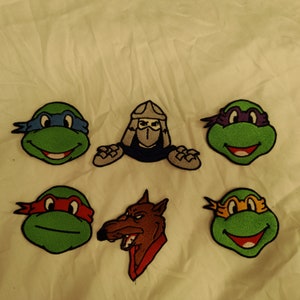 Teenage mutant ninja turtles iron on patches