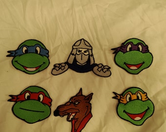 Parches termoadhesivos de las Tortugas Ninja