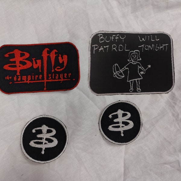 Buffy the vampire slayer Iron on Patches