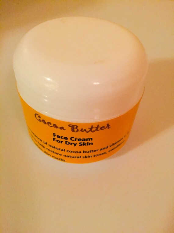 Items similar to Cocoa Butter Face Cream with Shea Butter 2.5oz Helps