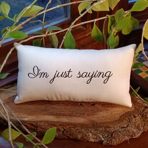 Embroidered Pillows With Funny Sayings Etsy