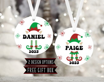 Personalized Elf Ornament-Gift for Kids
