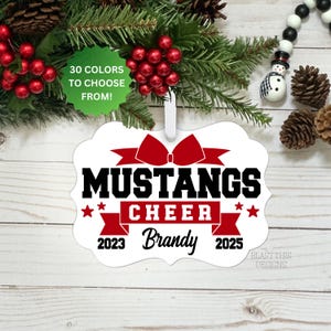 Cheerleading Personalized Ornament-Cheerleading-Team Gift-Cheer Coach