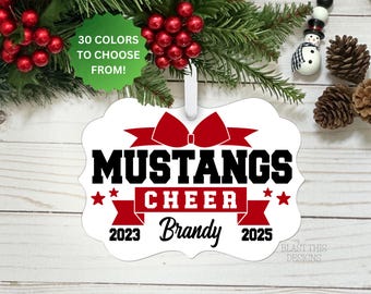 Cheerleading Personalized Ornament-Cheerleading-Team Gift-Cheer Coach