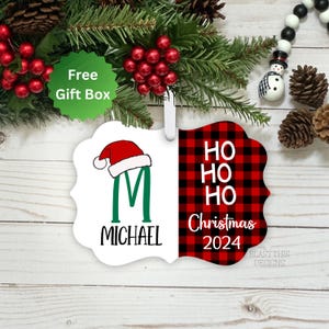 Personalized Name Ornament-Last Name Ornament-Family Name Ornament-Personalized Initial Ornament