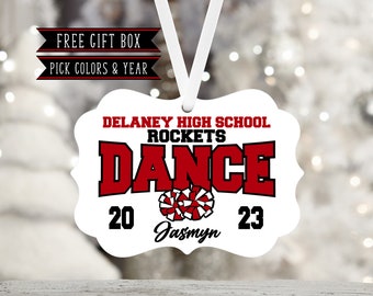 Dance Team Personalized Ornament-Team Gift-Dance Coach-Dance Team Gift-Cheerleading