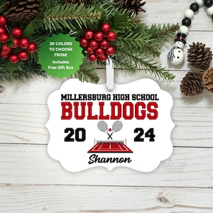 Tennis Personalized Ornament-Sports-Coach Gift-Team Gift-Senior-Tennis Player