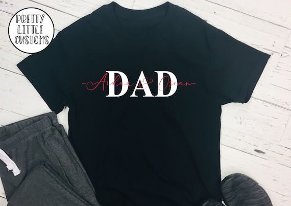 personalised fathers day shirt