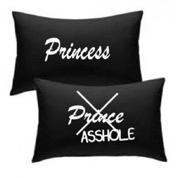 Princess Prince Asshole print The Princess Bride Pillowcase Set, gift