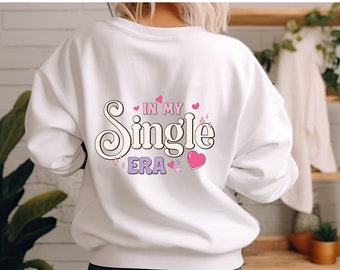 In my single era retro style print Valentine's day sweaters sweatshirts jumpers