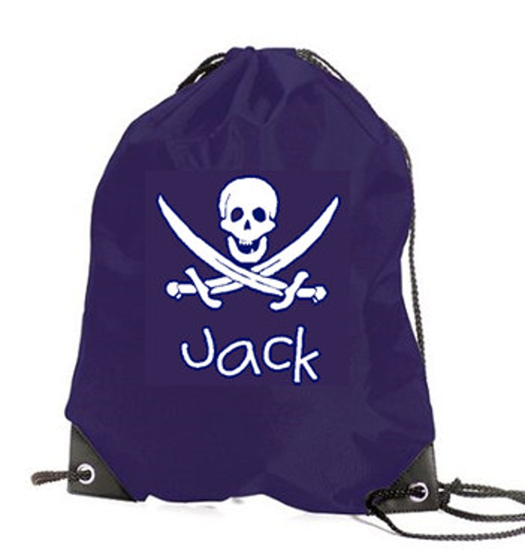 Personalised Kids Gym Bag School Bag Pe Bag Your Name Etsy