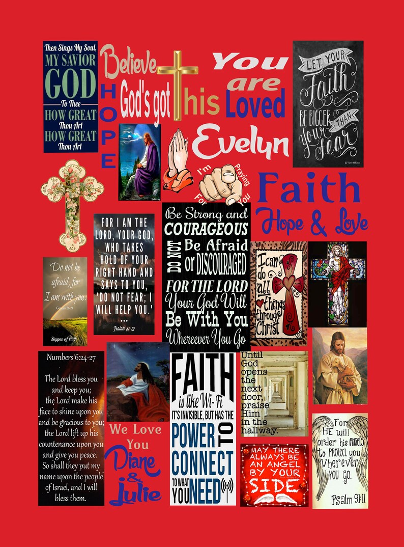 Personalized Name Prayer Blanket. This Custom Comforting Etsy