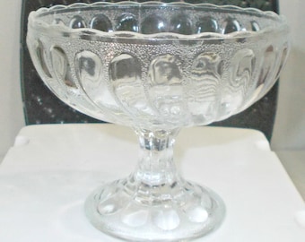 Italiensk piedestalskål, italiensk piedestalfat, virvelformad piedestalfat, italienskt glas Fidenza, italiensk piedestalglas, virvelformad piedestalfat i glas, glas