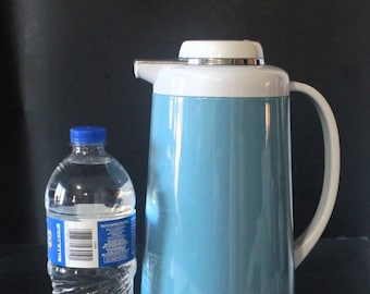 Blue Thermal Pitcher,32 oz Thermal Pitcher,Blue Thermos Pitcher,Hot Cold Pitcher,Blue Pitcher,Phoenix Pitcher,Thermal Carafe