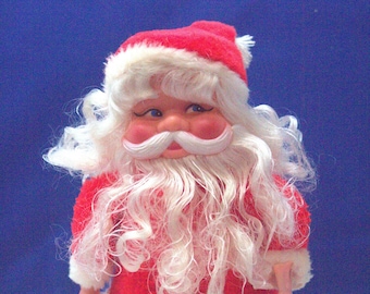 Vintage Battery Operated Santa Claus With Box ,Christmas Decor,Santa Mechanical Toy,Mechanical Toy Santa Claus,Musical Santa Claus