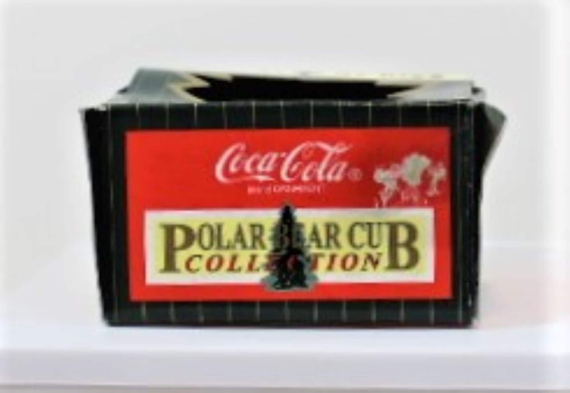 1997 Coke Polar Bear Cub Ornament,coke Polar Bear Cub on a Pillow ...