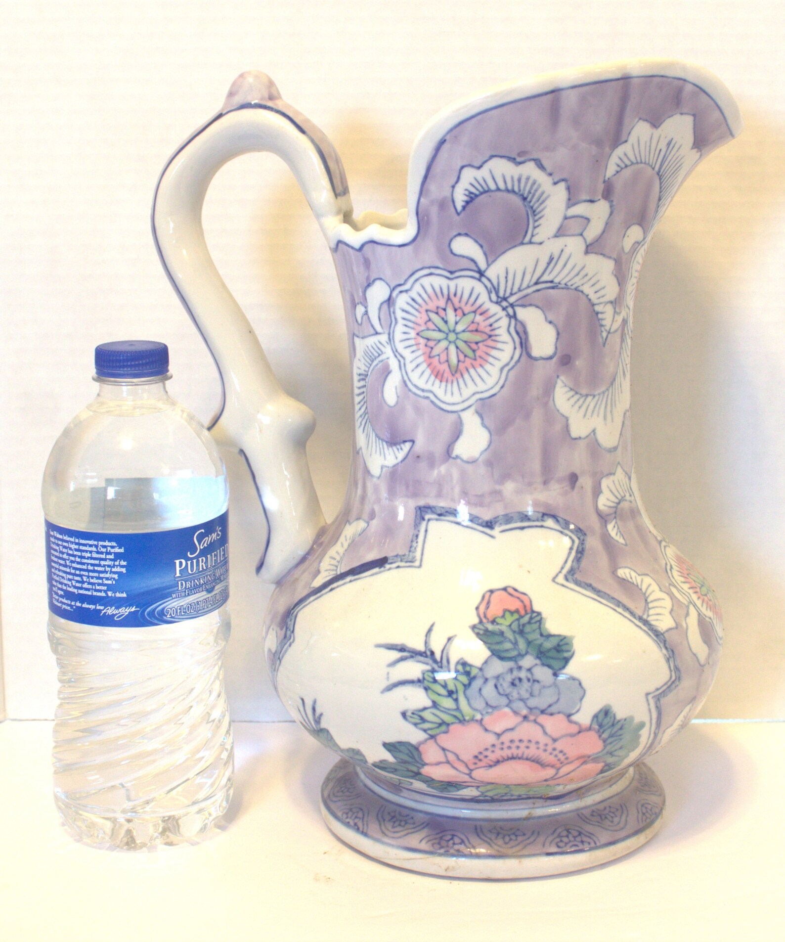 Chinese Handle Pitcher,porcelain Water Jug,pitcher Planter,asian Jug ...