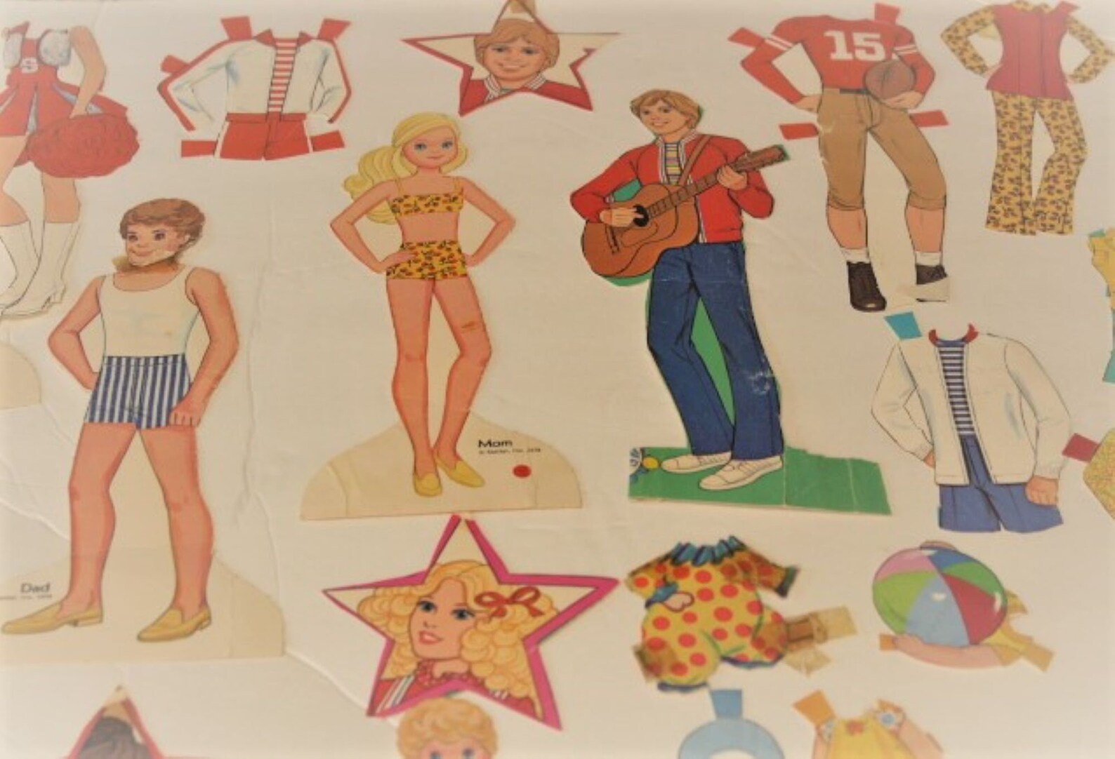 Sunshine Paper Dolls1978 Sunshine Family Paper Dolls With Etsy