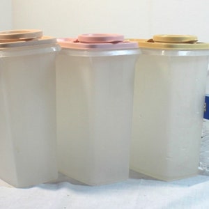 Tupperware Müsli Halter Aufbewahrungsbehälter, Store N Pour, 469,471,470, Tupperware Super Saver Dry Müsli, Tierfutter Behälterhalter, Tupperware