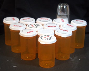 Empty 3t x1.5w Size Pill Bottle,Empty Pill Bottles Snap Lid,Empty Pill Bottles,Empty Prescription Bottle,Survival Kit Bottles, Empty Bottles