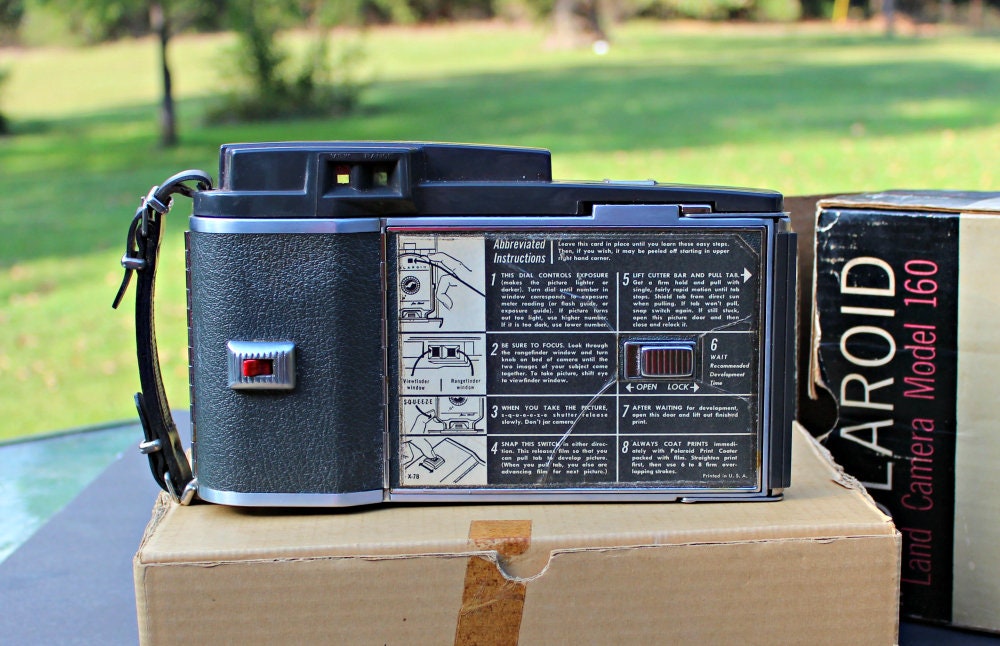 Polaroid Land 160 Camera in Boxpolaroid Land Camera Model Etsy