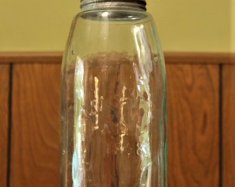 Half Gallon Mason Aqua Jar,Half Gallon Mason 1858 Glas,Half Gallon No Schulter Aqua Jar,Mason Aqua Glas,Blaues Half Gallon Mason Glas,Port Glas