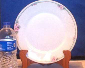 8 Dinner Plates,Plates,Czechoslovakia China,Czechoslovakia,Hand Painted China,Bohemia China,China Dishes,Dinner Plate,China Dinner Plates