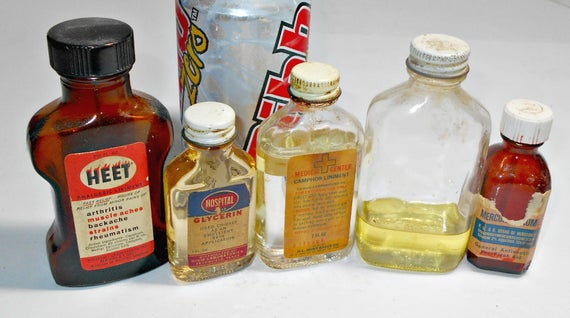 ラベル付き薬瓶、古いガラス製薬瓶、古い茶色の薬瓶、薬瓶、グリセリン