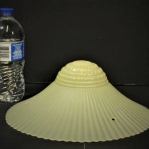 Antique Yellow Ceiling Globe,Antique Light Globe,Yellow Light Globe,Antique Glass Fixture Globe,Art Deco Light Globe,Ceiling Light Globe