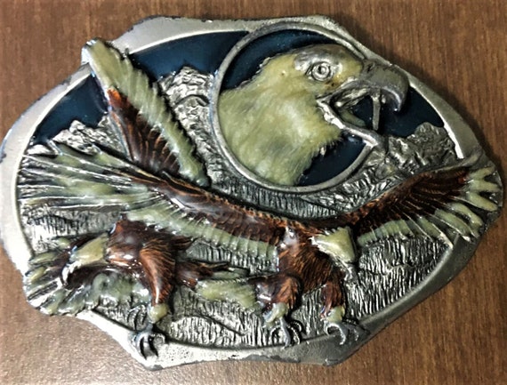 3D Color Eagle Belt Buckles,Eagle 3D Belt Buckle,Eagle Belt Buckle,Eagle Belt Buckle Made in USA,Eagle Belt,Eagle Enamel Belt,Eagle Decor