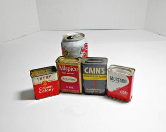 Old Spice Tins,Old Metal Spice Tins,Cardboard Spice Tins,IGA Spice Tins,Cains Spice Tin,Schilling Spice Tin,Crown Colony Spice Tin,Spice Tin