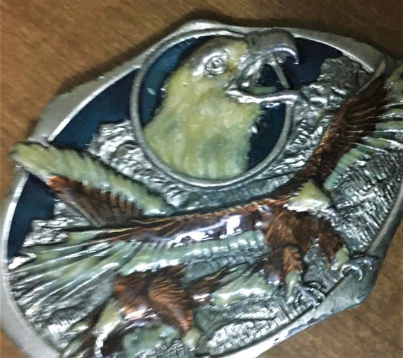 3D Color Eagle Belt Buckles,Eagle 3D Belt Buckle,… - image 3