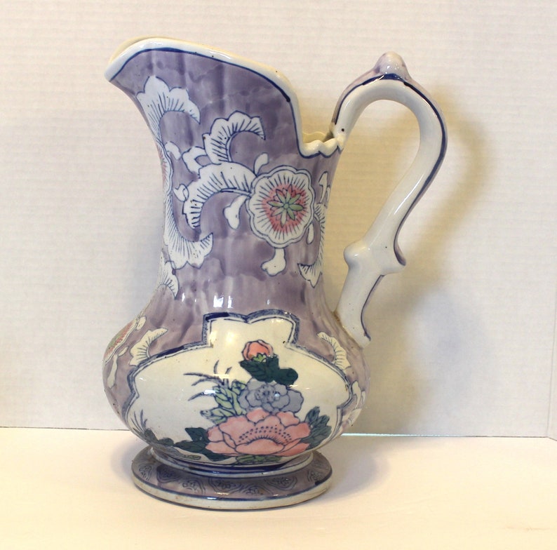 Chinese Handle Pitcher,porcelain Water Jug,pitcher Planter,asian Jug ...