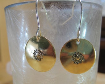 Sunshine Sunflower earrings