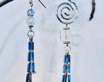 asymmetrical earrings