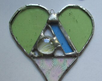 stained glass heart