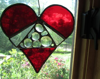 stained glass heart