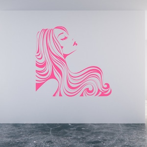 Hair Stylist Beauty Salon Business Decal Sign Sticker for Windows, Walls and more. Custom Sizes available (#148)