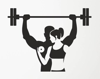 Gym Decals Etsy