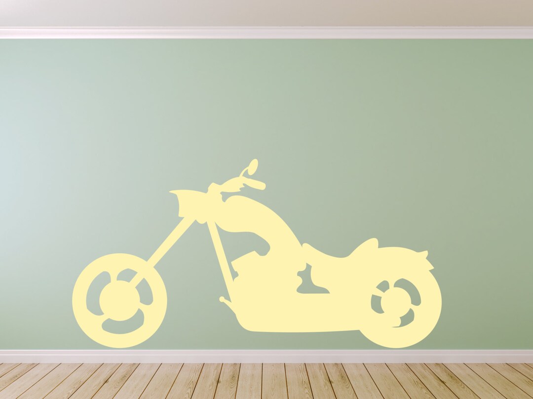 Easy Rider Style Motorcycle, Motorbike. Chopper,vinyl Wall Art Decal ...